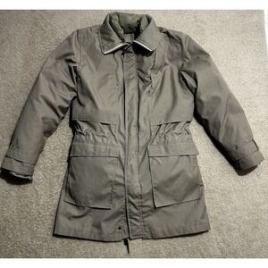 Pacific Trail Sports Beige Vintage 2-1 Parka Jacket Down Small‎ Removable Liner